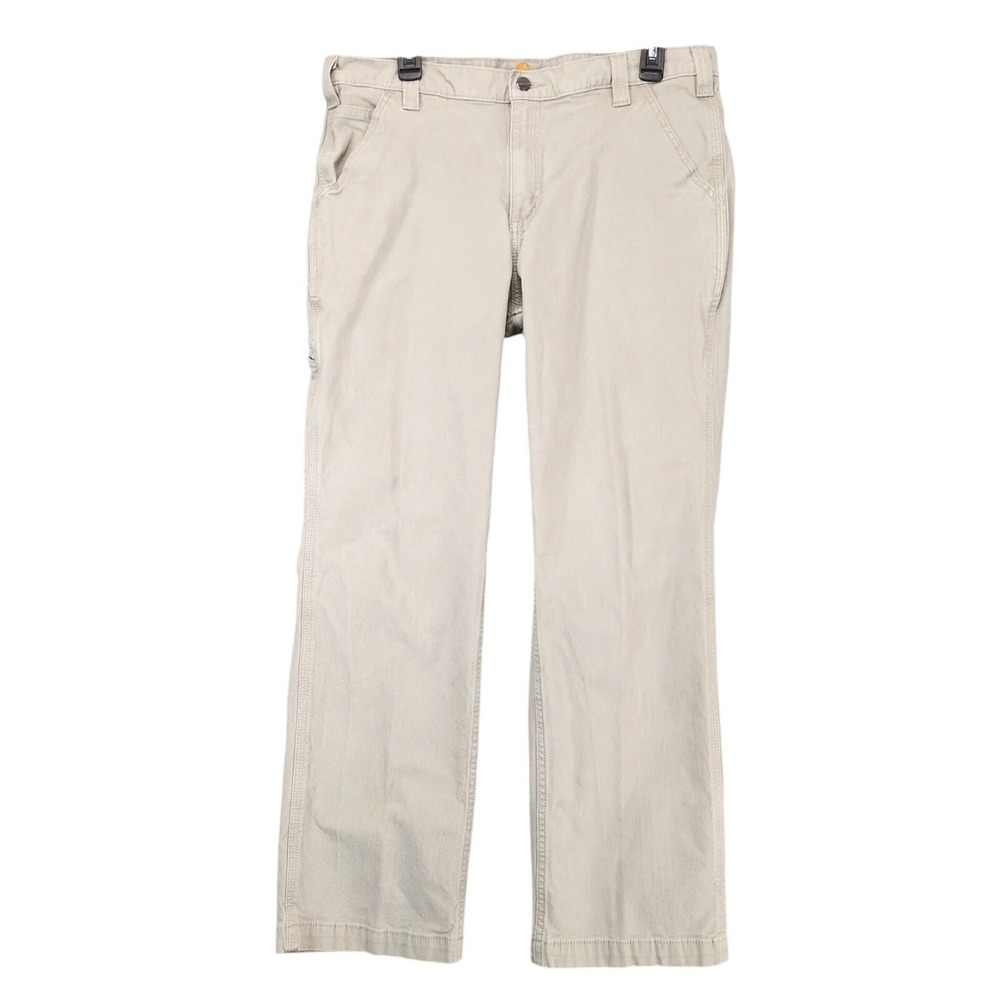 Carhartt Gravel Rugged Flex Rigby Dungaree Pants Mens 36x30 (29"Fit) Workwear